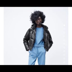 Zara Black Puffer Jacket